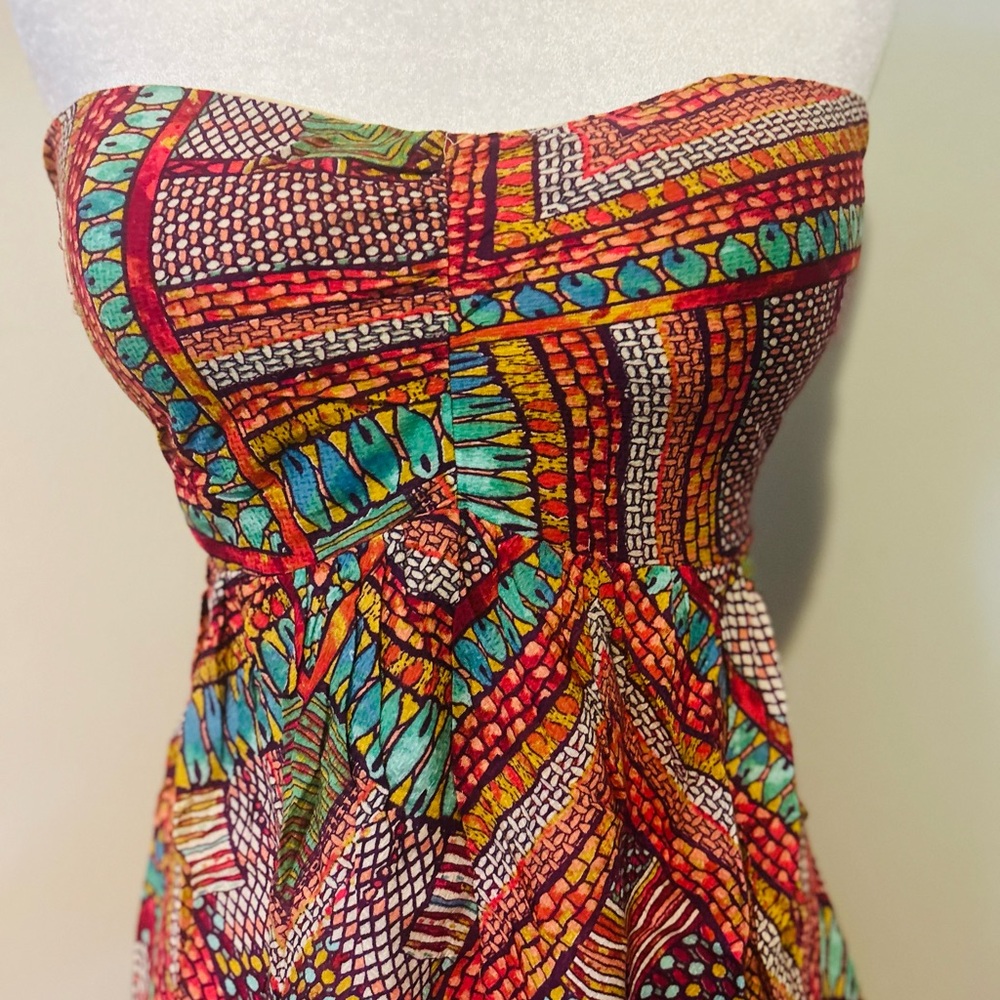 American Rag  Flamingo Color Women's Strapless Dress, Size Medium - Picture 8 of 12